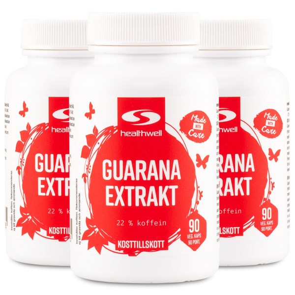 Healthwell Guarana, 270 kapselia