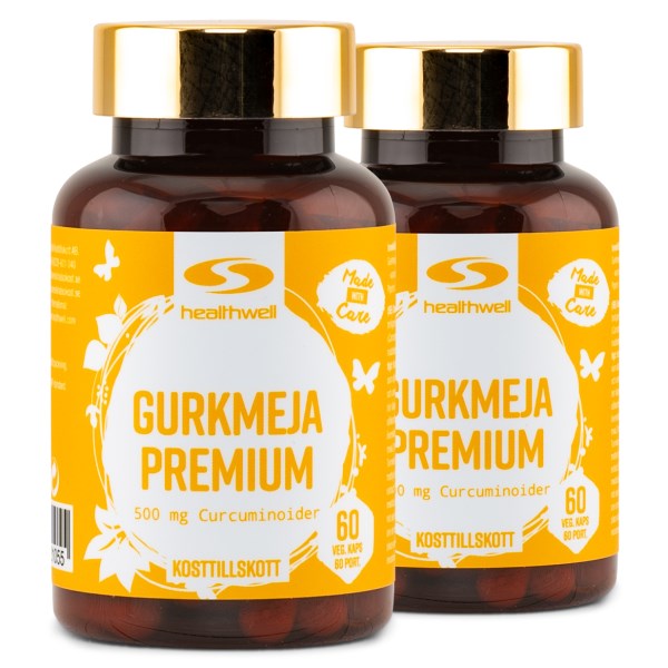 Healthwell Kurkuma Premium, 120 kapselia