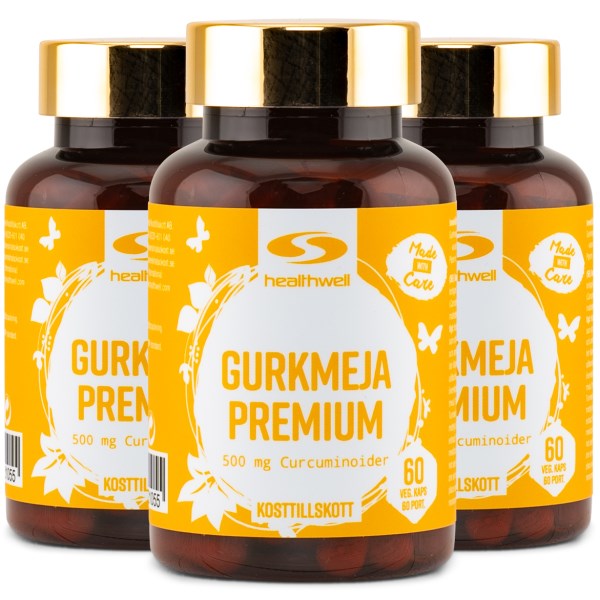 Healthwell Kurkuma Premium, 180 kapselia