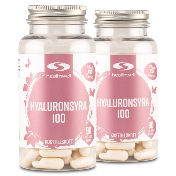 Healthwell Hyaluronihappo 100, 180 kapselia