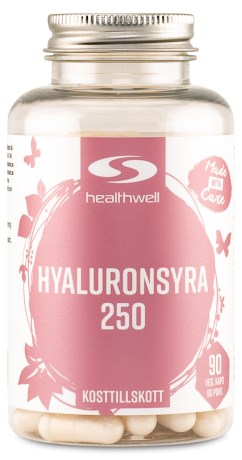 Pienoiskuva Healthwell Hyaluronihappo 250, 90 kapselia