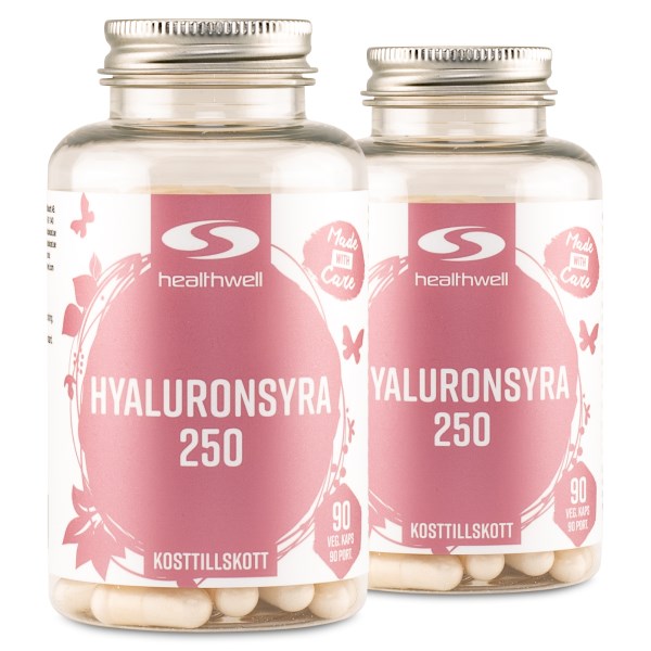 Healthwell Hyaluronihappo 250, 180 kapselia