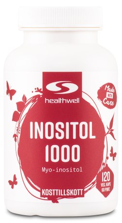 Pienoiskuva Healthwell Inositol 1000, 120 kapselia