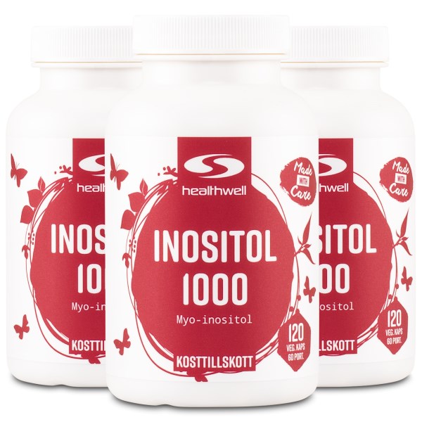 Healthwell Inositol 1000, 360 kapselia