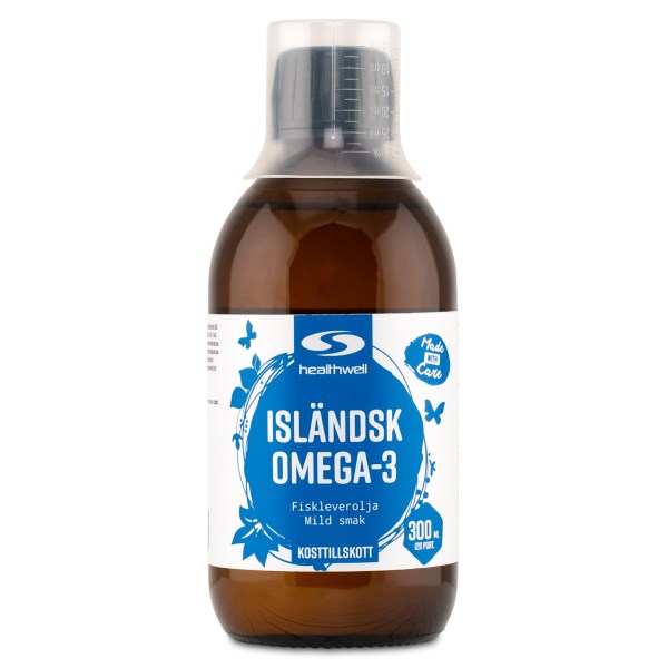 Healthwell Islantilainen Omega-3, 300 ml