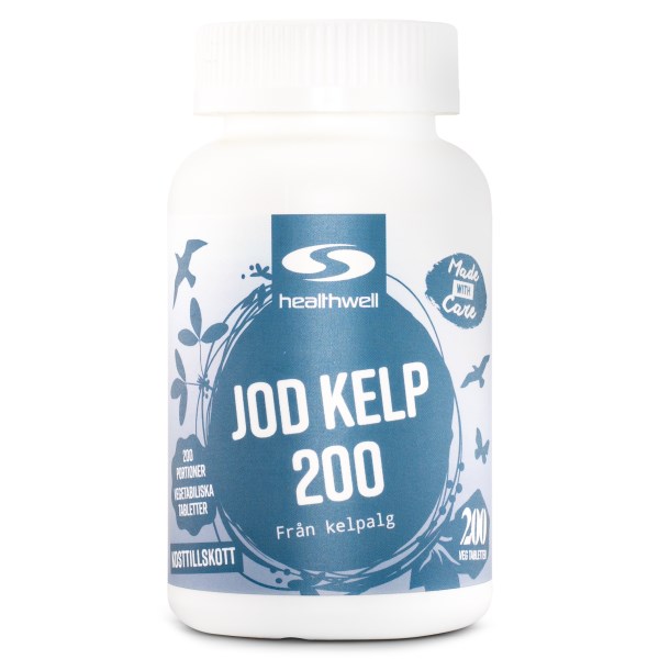 Healthwell Jodi Kelppi 200, 200 tablettia
