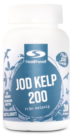 Pienoiskuva Healthwell Jodi Kelppi 200, 200 tablettia