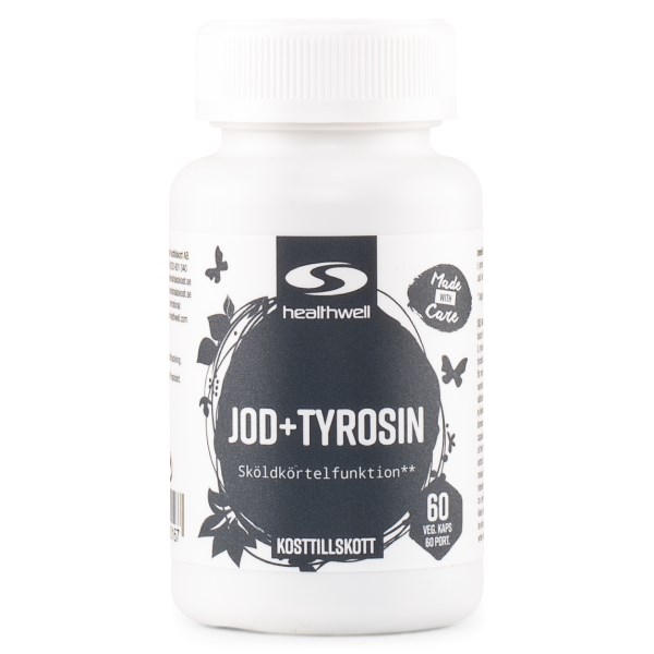 Healthwell Jodi + Tyrosiini, 60 kapselia