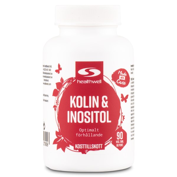 Healthwell Koliini+Inositoli, 90 tablettia