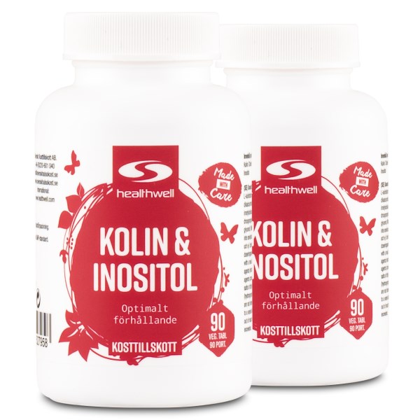 Healthwell Koliini+Inositoli, 180 tablettia