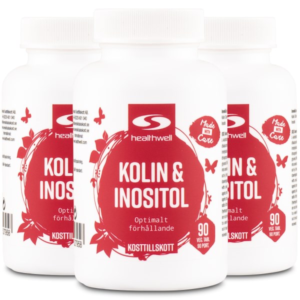 Healthwell Koliini+Inositoli, 270 tablettia