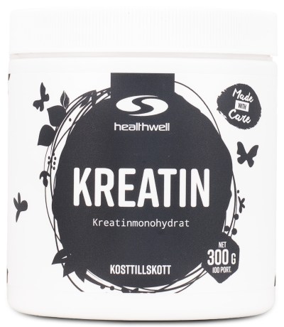Pienoiskuva Healthwell Kreatiini, Maustamaton, 300 g