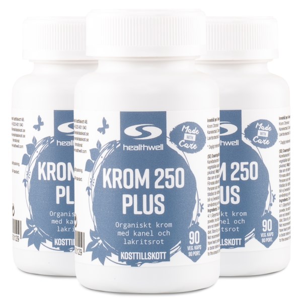 Healthwell Kromi 250 Plus, 270 kapselia