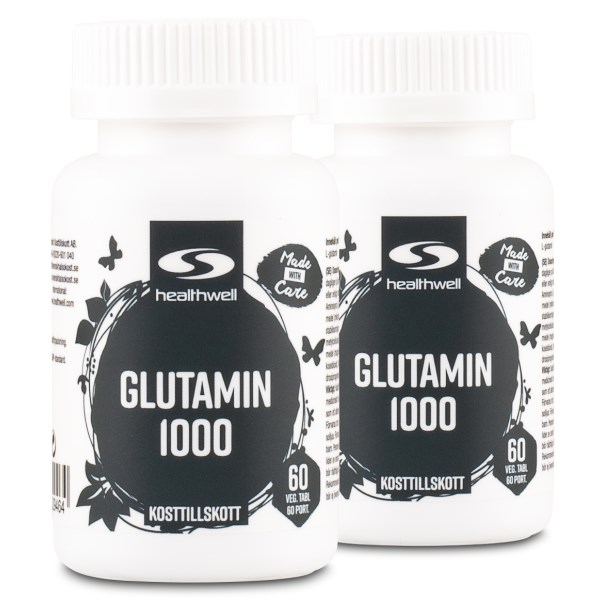 Healthwell L-Glutamiini 1000, 120 tablettia