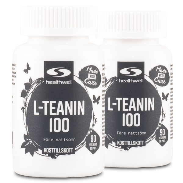 Healthwell L-teaniini 100, 180 kapselia
