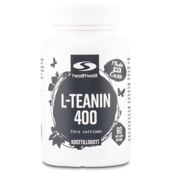 Healthwell L-teaniini 400, 60 kapselia