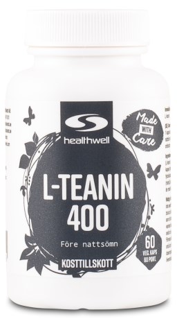 Pienoiskuva Healthwell L-teaniini 400, 60 kapselia