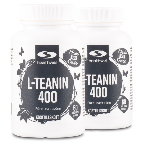 Healthwell L-teaniini 400, 120 kapselia