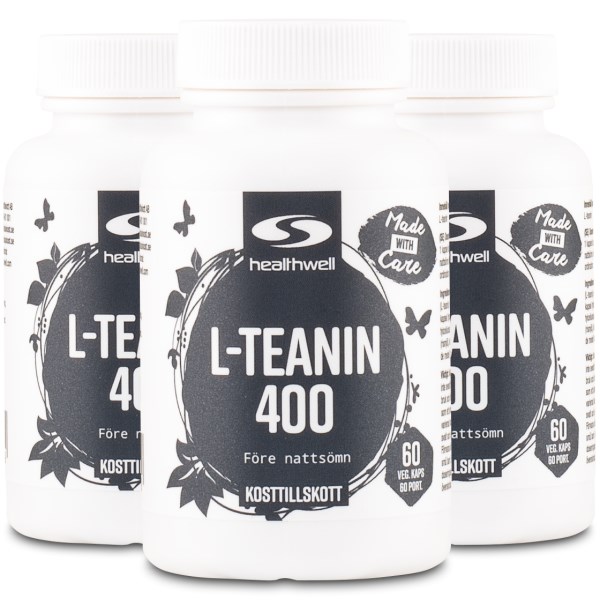 Healthwell L-teaniini 400, 180 kapselia
