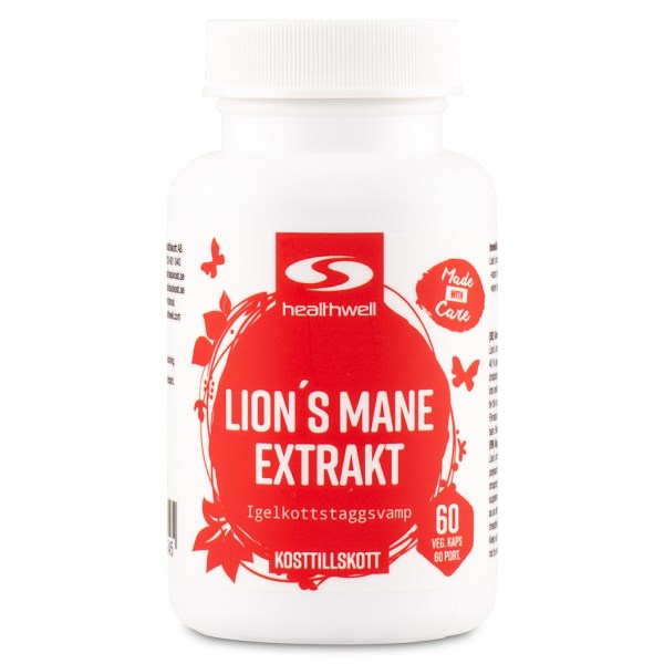 Healthwell Lions Mane, 60 kapselia