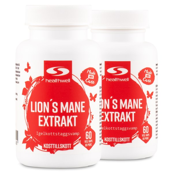 Healthwell Lions Mane, 120 kapselia