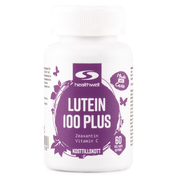 Healthwell Luteiini 100 Plus, 60 kapselia