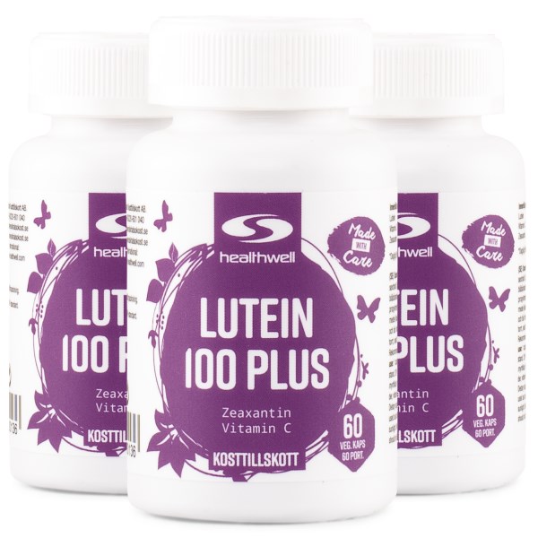 Healthwell Luteiini 100 Plus, 180 kapselia
