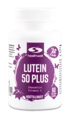 Pienoiskuva Healthwell Luteiini 50 Plus, 60 kapselia