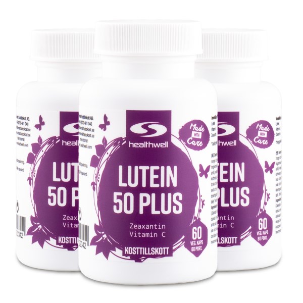 Healthwell Luteiini 50 Plus, 180 kapselia