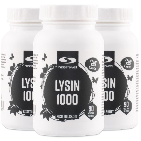 Healthwell Lysiini 1000, 270 tablettia