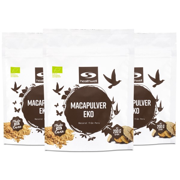 Healthwell Maca-jauhe Luomu, 600 g