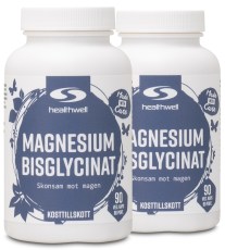 Pienoiskuva Healthwell Magnesium Bisglysinaatti, 180 kapselia