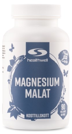 Pienoiskuva Healthwell Magnesiummalaatti, 90 kapselia