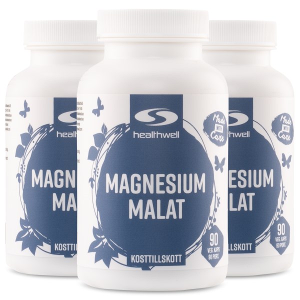 Healthwell Magnesiummalaatti, 270 kapselia
