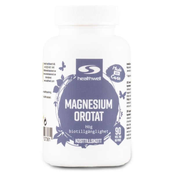 Healthwell Magnesiumorotaatti 1000, 90 tablettia