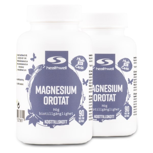 Healthwell Magnesiumorotaatti 1000, 180 tablettia
