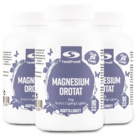 Pienoiskuva Healthwell Magnesiumorotaatti 1000, 270 tablettia