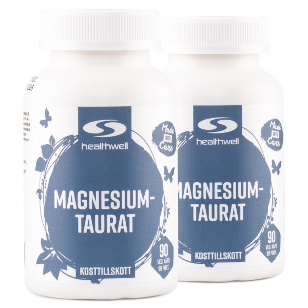 Healthwell Magnesiumtauraatti, 180 kapselia