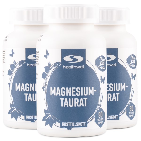 Healthwell Magnesiumtauraatti, 270 kapselia