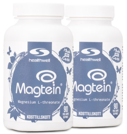 Pienoiskuva Healthwell Magtein Magnesium L-threonate, 180 kapselia