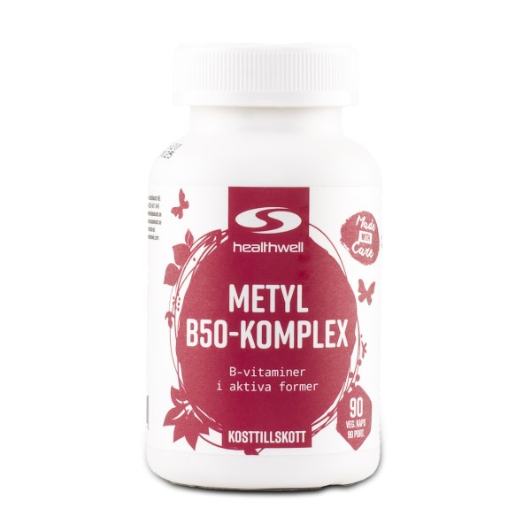 Healthwell Metyyli B50-Kompleksi, 90 kapselia