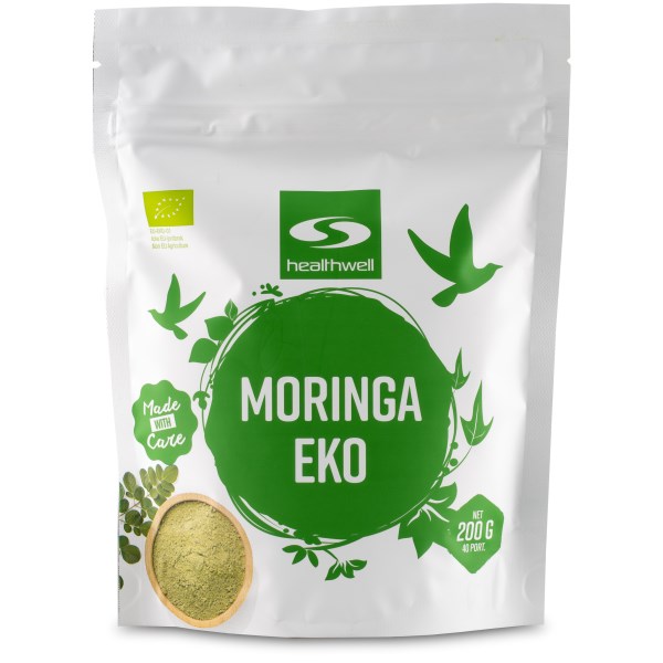 Healthwell Moringa-jauhe Luomu, 200 g