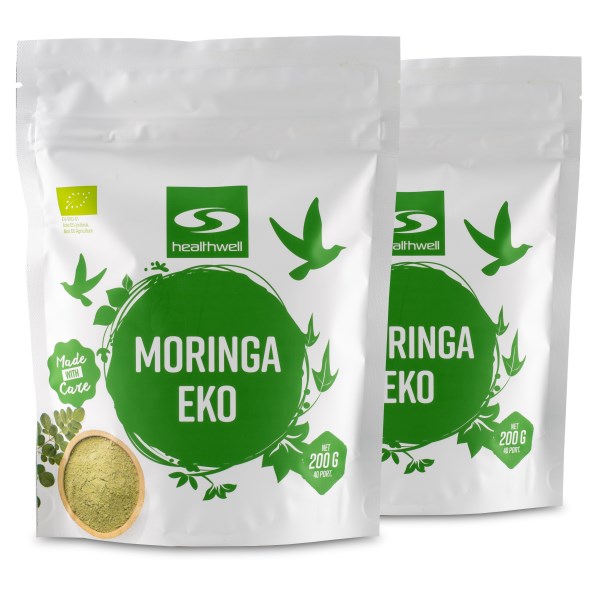 Healthwell Moringa-jauhe Luomu, 400 g