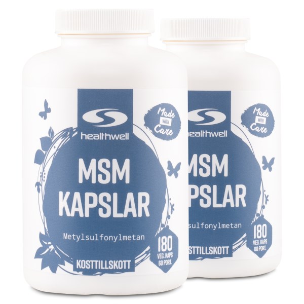 Healthwell MSM-kapselit, 360 kapselia