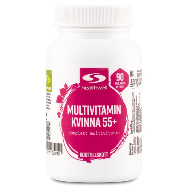 Multivitamiini Naiset 55+, 90 kapselia