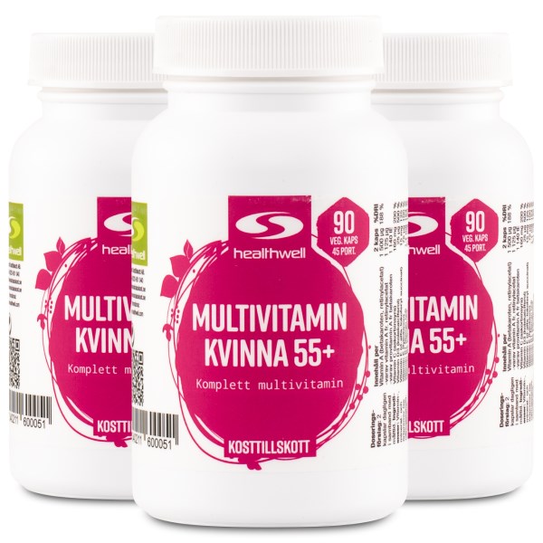 Multivitamiini Naiset 55+, 270 kapselia