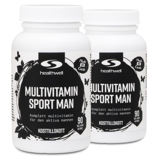 Healthwell Miesten Urheilu Moni, 180 kapselia