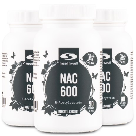 Pienoiskuva Healthwell NAC 600, 270 kapselia