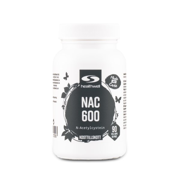 Healthwell NAC 600, 90 kapselia