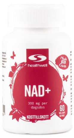 Pienoiskuva Healthwell NAD+, 60 kapselia